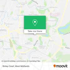 to binley court in lower s by bus
