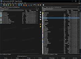 Download version 9.51 of total commander (fully functional shareware version, 5mb exe file): Total Commander 9 50 Now Supports Native Dark Theme
