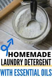 homemade laundry detergent with