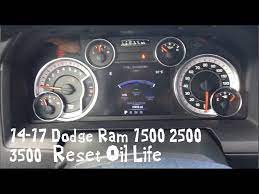 how to reset oil life on 2017 dodge ram