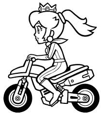 I am not affiliated with nintendo. Mario Kart Coloring Pages