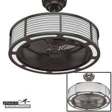 Find ceiling fans at wayfair. 11 Eye Catching Cage Enclosed Ceiling Fans You Ll Love Advanced Ceiling Systems