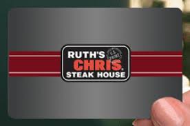 ruth s chris steak house 150 gift card
