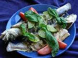 baked sea bass with herbs and lime