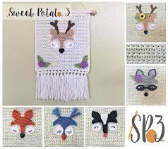 Forest Friends Wall Hanging Pattern