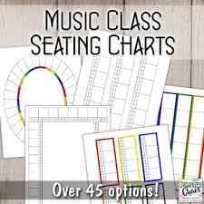 Seating Chart Set Music