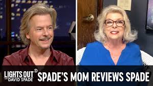 The stars join david spade and other celebs who will guest host season 7 of abc's 'bachelor in paradise' this summer. David Spade S Mom Reviews His Show Lights Out With David Spade Youtube