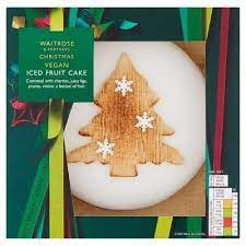 Waitrose Vegan Christmas Cake gambar png