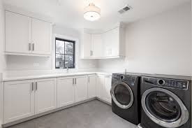how high should laundry room cabinets
