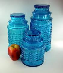 Glass Canisters Decor Vintage Jars