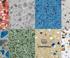 unique terrazzo floor designs