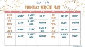 During Pregnancy The Best Workout Plan