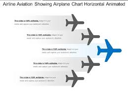 Airline Aviation Showing Airplane Chart Horizontal Animated