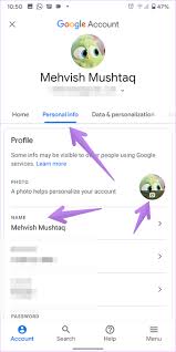 At the top, tap personal info. How To Change Name And Picture In Google Meet On Mobile And Pc