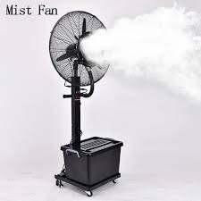 metal water mist fan for air cooling