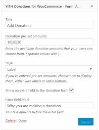 Yith Donations For Woocommerce