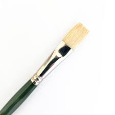 flat brussels brush for painting art