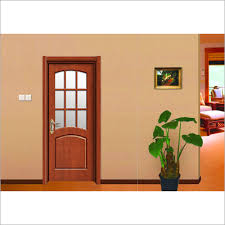 Residence Wooden Glass Door