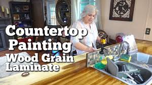 I was admiring the walls at tim horton's one day, and dh informed me that they weren't real wood. Painting A Countertop With Nothing To Lose Faux Wood Over Laminate Butcherblock Countertops Youtube