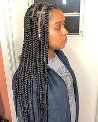 While box braids can be done in a hair salon, it's also possible to be done right from your home. Best Braiding Hairstyles African American Hair Beauty Wig Store Red Ha Loverlywigs