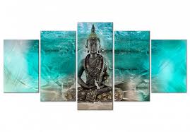 Canvas Print Turquoise Meditation 5