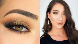 bronze smokey eye makeup tutorial you