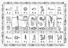 Einige erklärungen zum deutschen alphabet. Hieroglyphen Vorlage Ausmalen Hieroglyphen Vorlagen Zuordnung Wortfindung Setzleiste Deutsch Klasse 2 Grundschulmaterial De