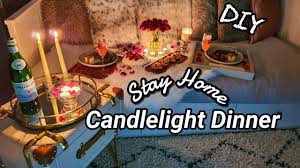 diy candlelight dinner table decor
