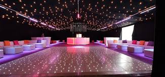 led dance floor hire alfresco event