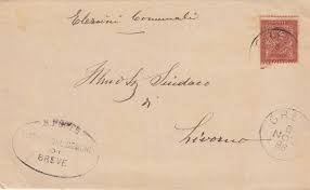 italy 1896 letter from greve to livorno