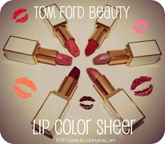 tom ford lip color sheer swatches