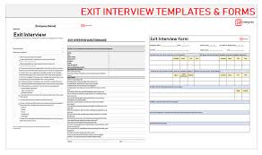 Free Exit Interview Template Forms For Excel Pdf
