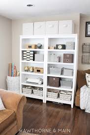 craft room storage with limited e