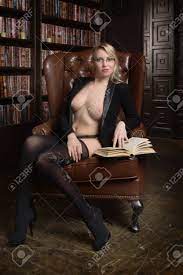 Sexy Teacher Posing In Library. Erotic Concept. Stock Photo, Picture and  Royalty Free Image. Image 93213293.