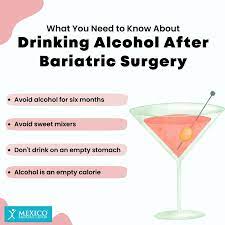 drink alcohol after bariatric surgery