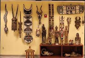 African Masks Wall