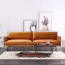 theo top grain leather sofa furniture