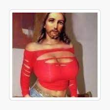 Jesus with Tits Meme