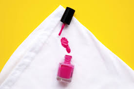 how to get nail polish out of clothes