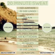 20 minute sweat hiit bodyweight workout