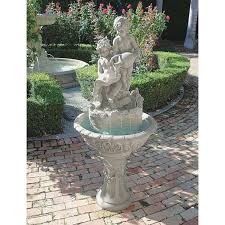 Stone Bonded Resin Sculptural Fountain