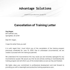 free training letter templates