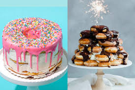 donut cakes to level up your birthday