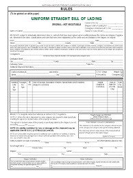 Bill Of Lading Form 6 Free Templates In Pdf Word Excel