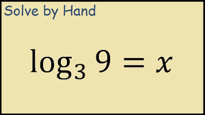 log3(9) = x How to Solve Logs by Hand - YouTube