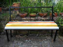 Art Deco Bench Created From Recycled