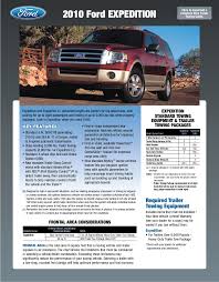 2010 Ford Expedition Towing Guide Specifications Capabilities