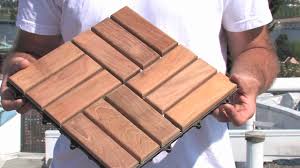 how to install deck tiles you