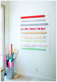 Diy Wrapping Paper Organizer Wrapping