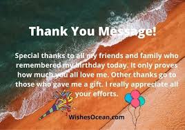 My birthday was awesome, and that's. Thank You Birthday Message To Family And Friends Facebook Best Of Forever Quotes